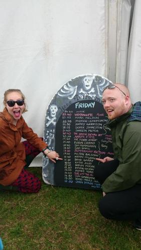 In July I got to travel to the Wickerman festival with several fellow Loud Poets and perform in their spoken word tent! It was my first ever music festival, and definitely won't be my last…